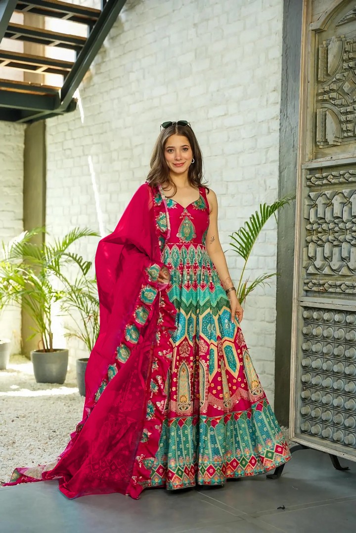 Designer Digital Printed Salwarsuit