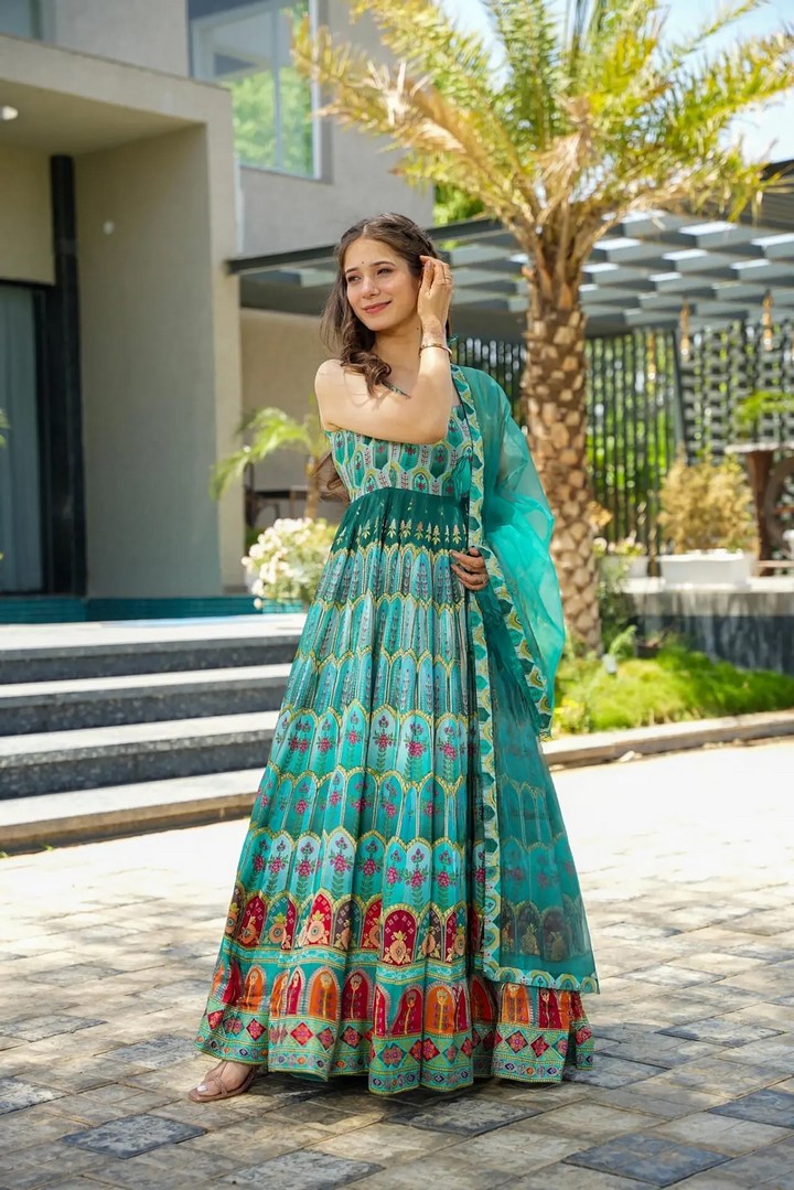 Designer Digital Printed Salwarsuit